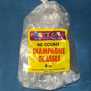 Party City  Champagne Glasses